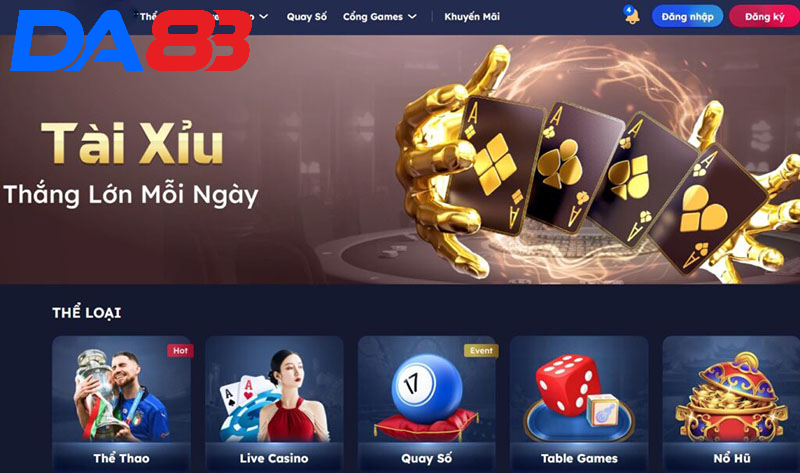 Thương hiệu DA88 cực nổi tiếng