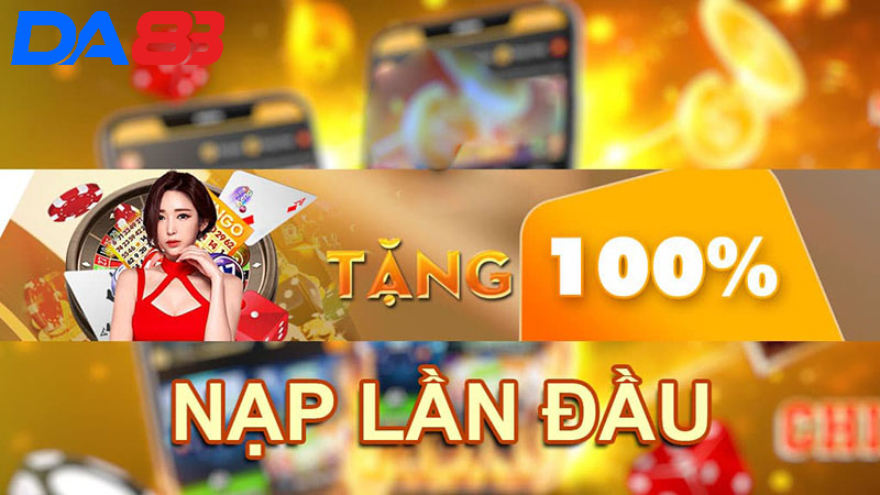 Khuyến mãi 100% tiền nạp